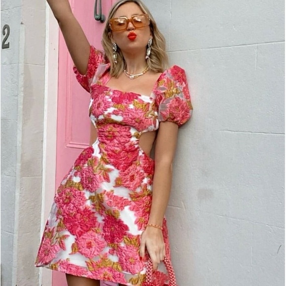 🆕NWT #263 ~ HELLO MOLLY WIDE EYED ANGEL DRESS FUCHSIA, SIZE XL, US~10 - Picture 8 of 16